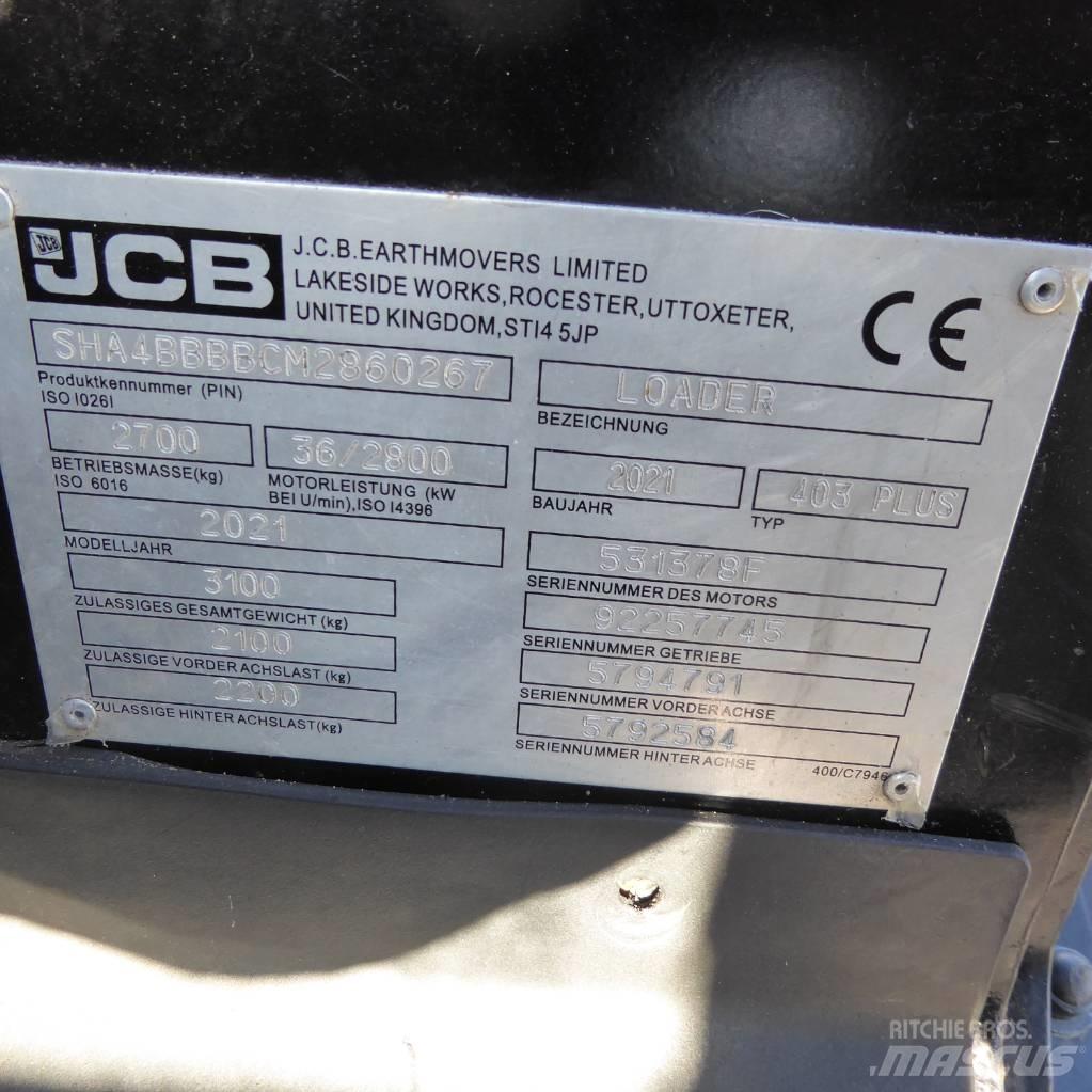 JCB 403 plus Wielladers