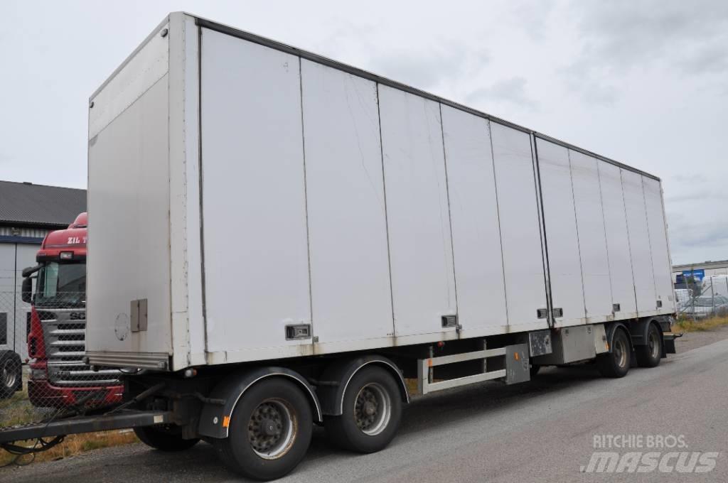 Ekeri L/L-4 Gesloten opbouw trailers
