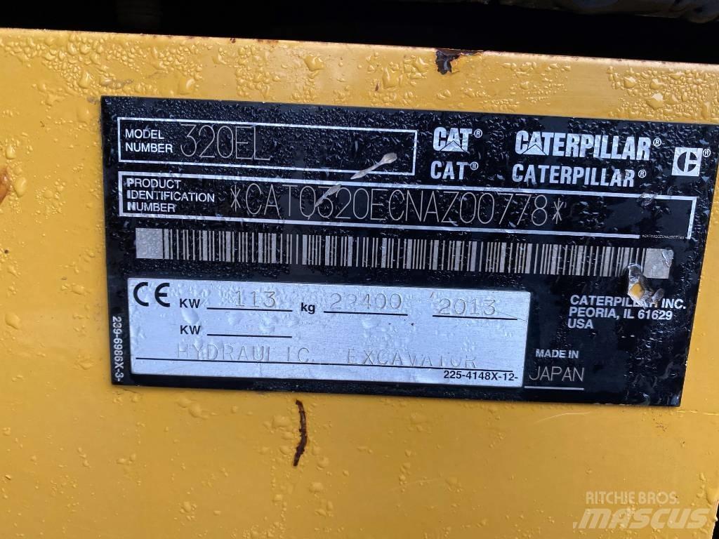 CAT 320 EL Rupsgraafmachines