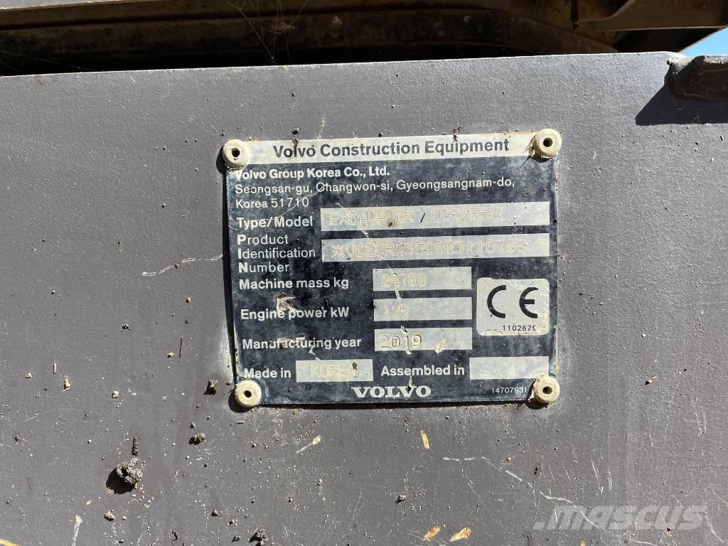 Volvo ECR 235 Rupsgraafmachines