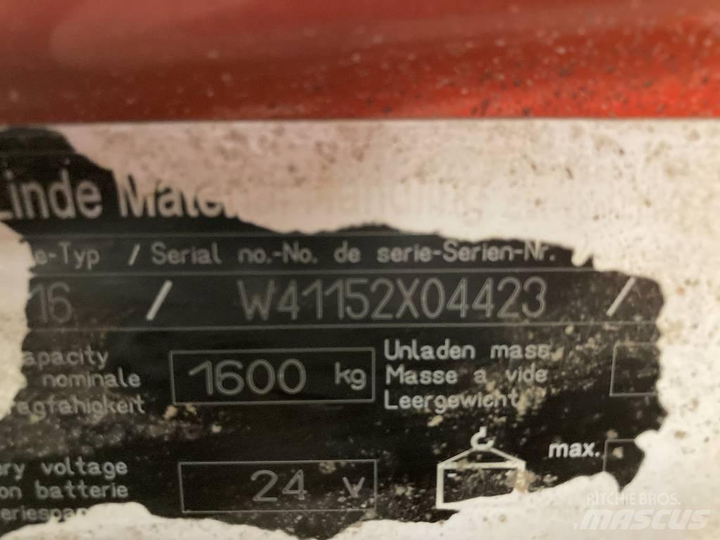 Linde T16/1152 Electro-pallettrucks