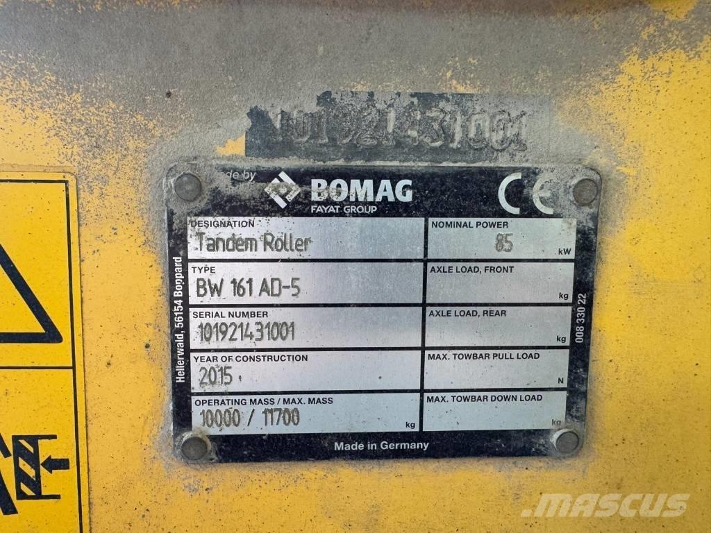 Bomag BW 161 AD-5 Duowalsen