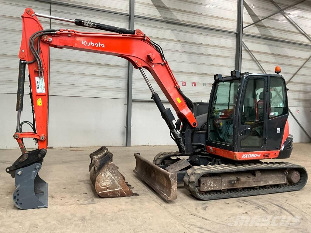 Kubota KX 080-4 Midigraafmachines 7t - 12t
