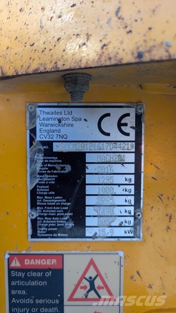 Thwaites 1 ton Mini Dumpers