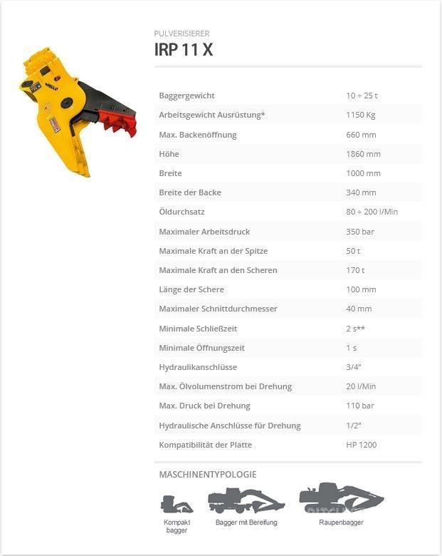 Indeco IRP 11 X Vergruizers