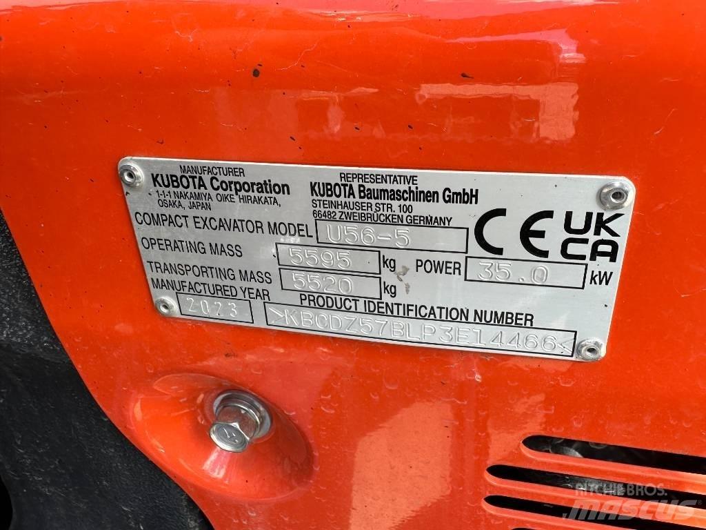 Kubota U 56-5 Minigraafmachines < 7t