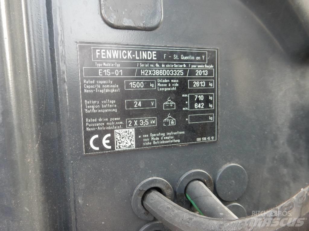 Linde E 15 Elektrische heftrucks