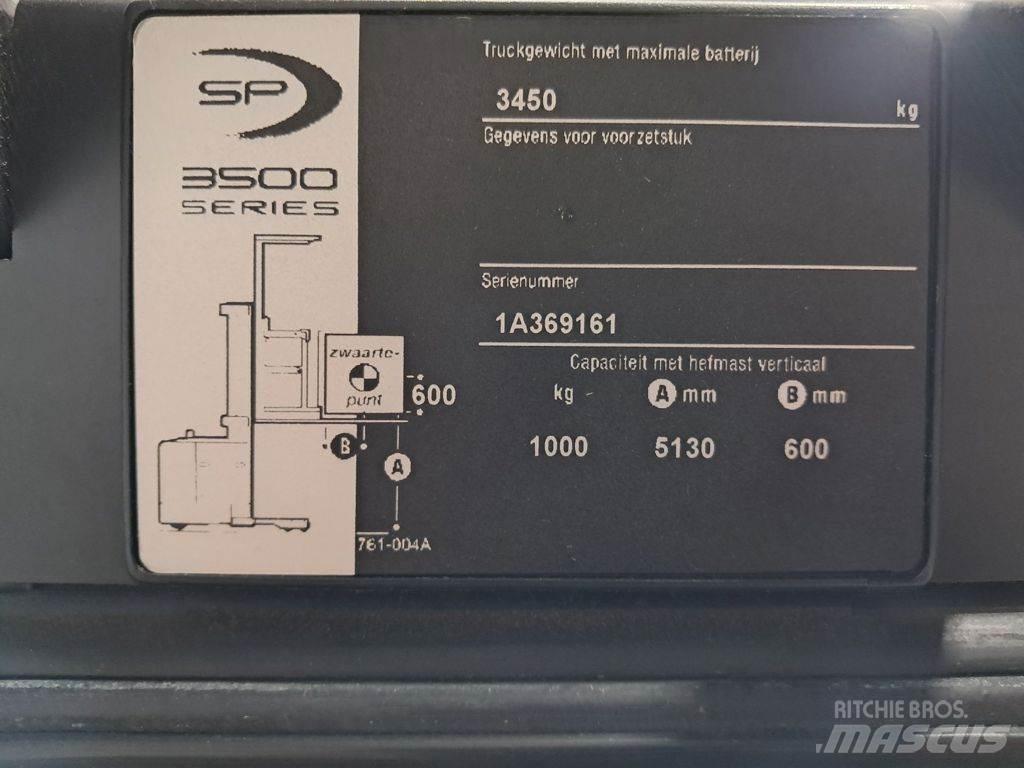 Crown SP3512 Orderpicker voor laag niveau