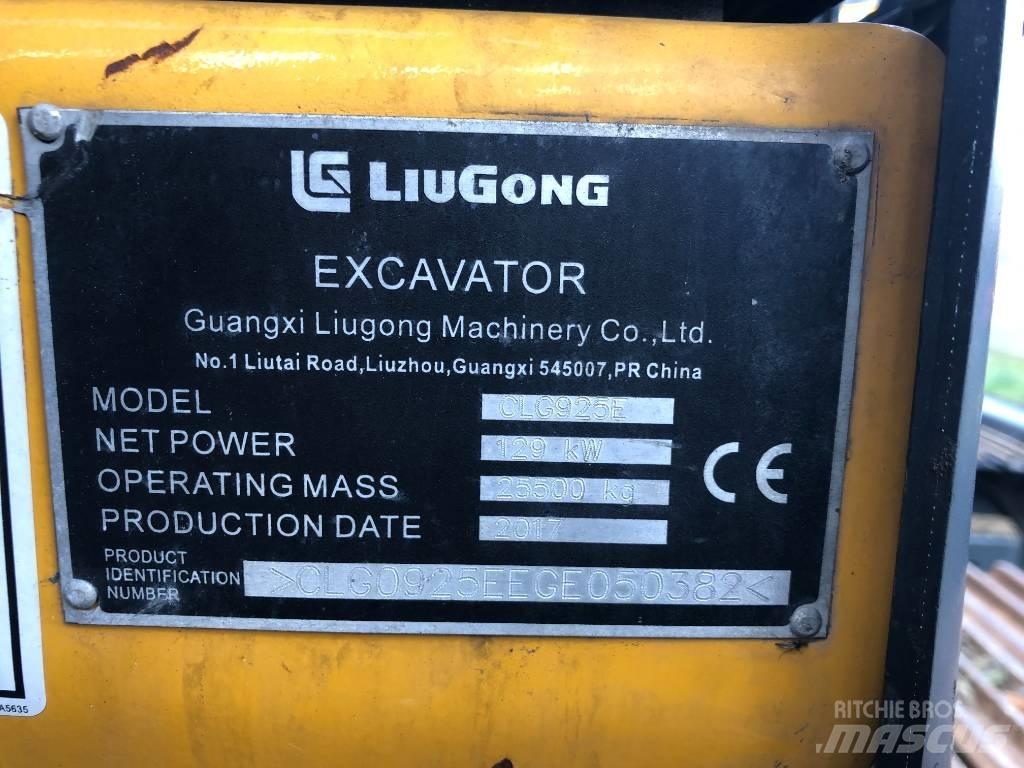 LiuGong 925E Rupsgraafmachines