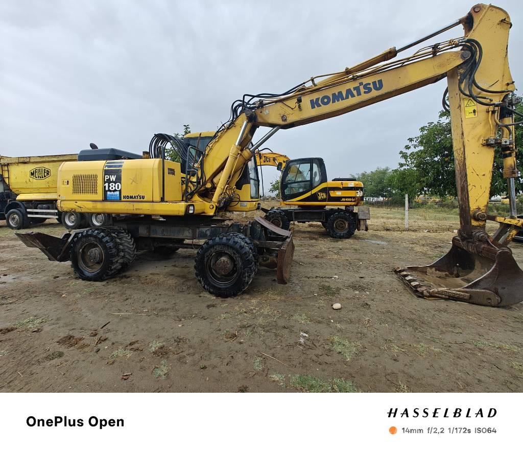 Komatsu PW 180 Chassis en ophanging