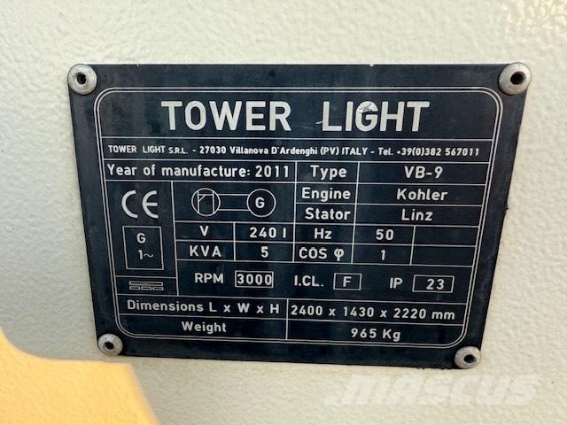 Tower Light VB-9 Mobiele lichtmasten