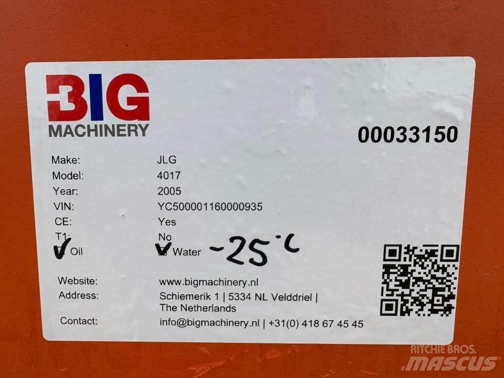 JLG 4017 Verreikers