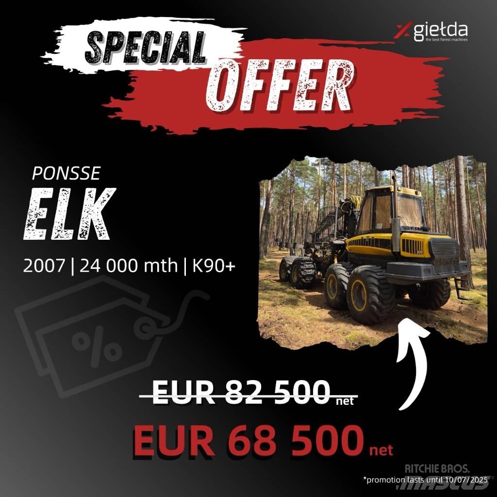 Ponsse Elk Forwarders