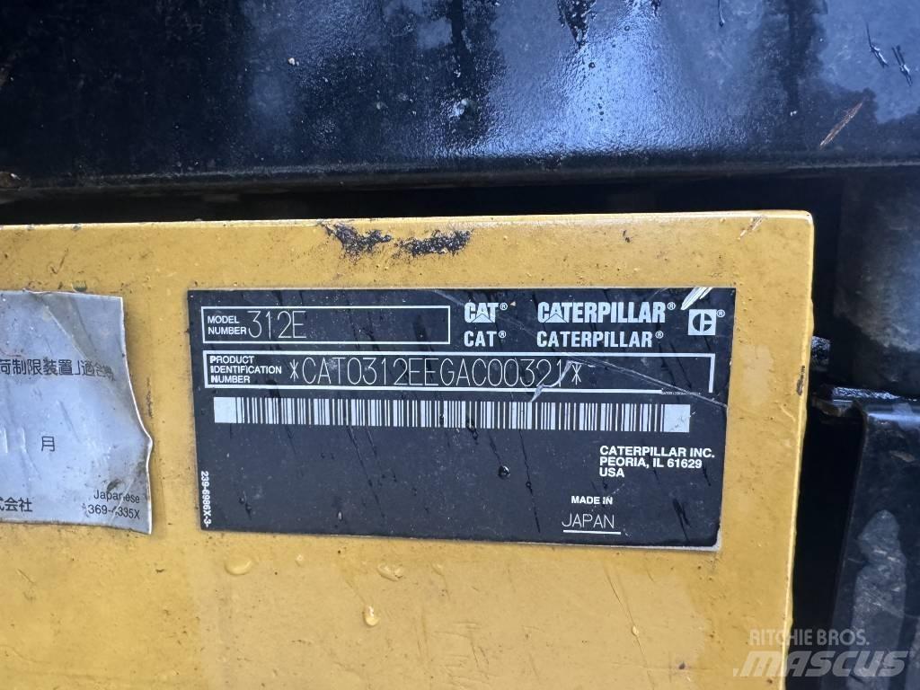 CAT 312E Rupsgraafmachines