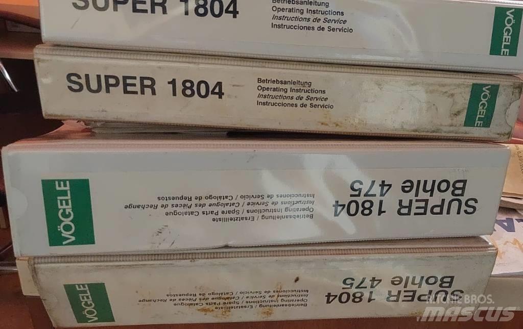 Vögele 1804 Asfaltafwerkmachines