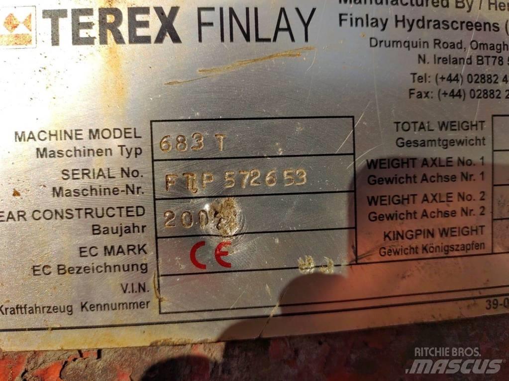 Finlay Terex 683 Mobiele zeefinstallaties