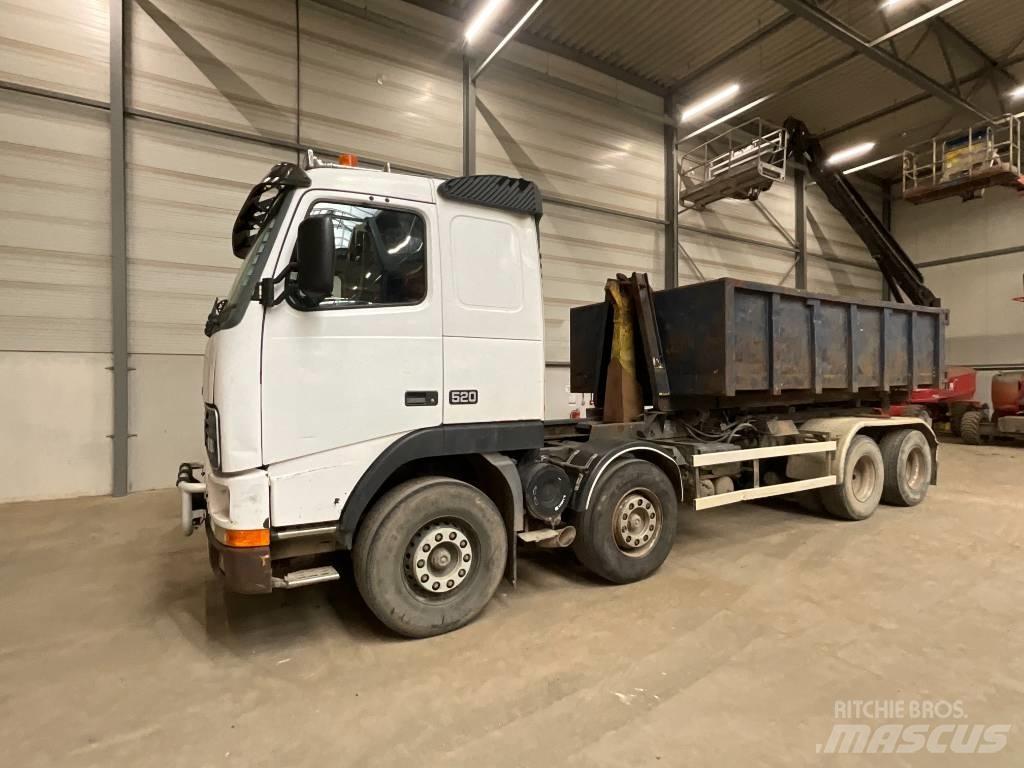 Volvo FH 16 520 8X4 Vrachtwagen met containersysteem