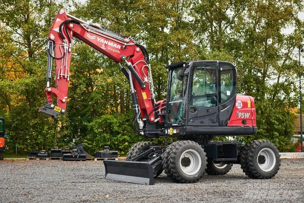 Yanmar B95W Wielgraafmachines