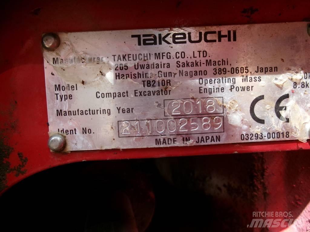 Takeuchi TB 210 R Minigraafmachines < 7t