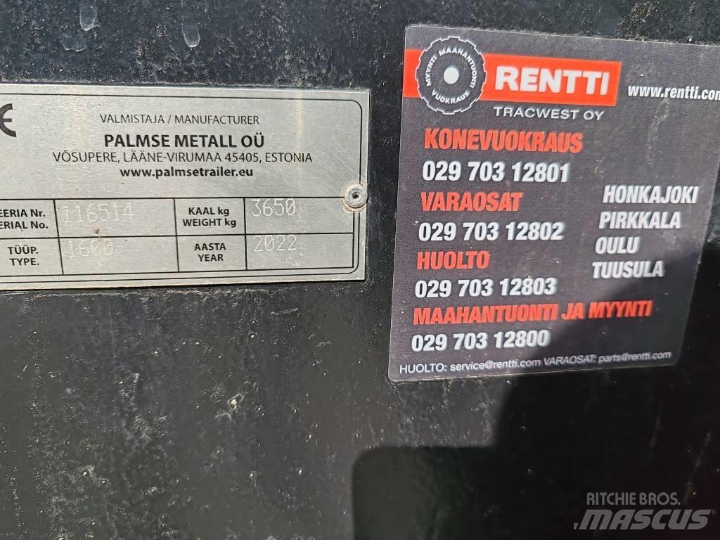 Palmse Trailer 1600 Kipperaanhangers