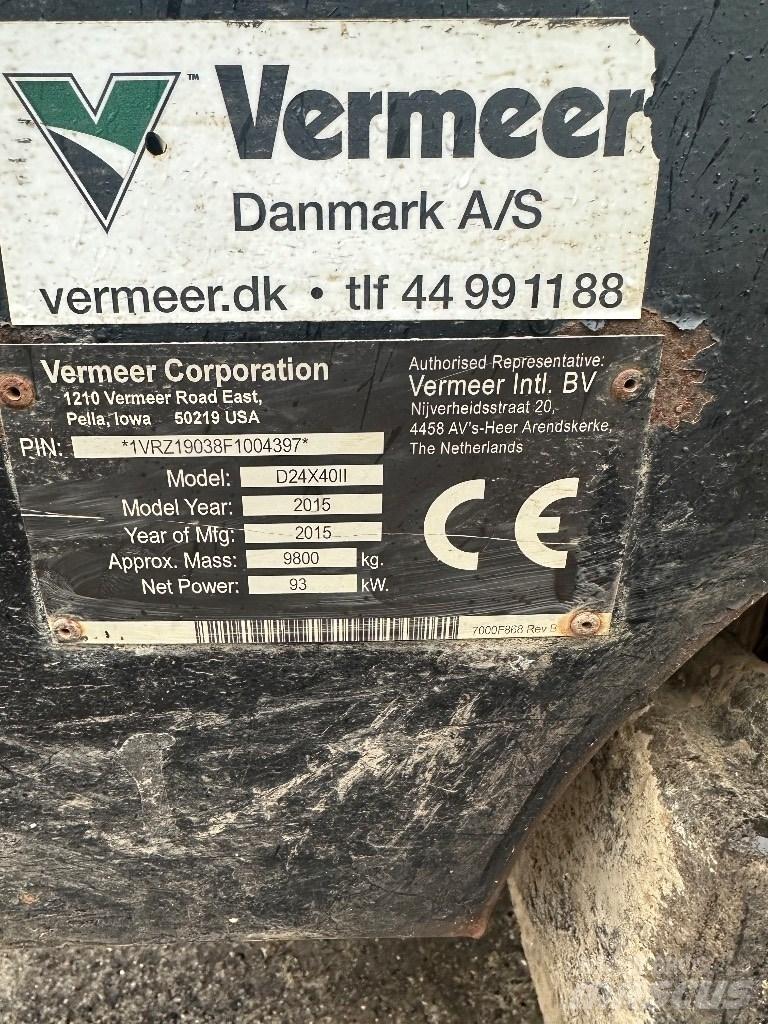 Vermeer D24x40II Horizontale boorinstallaties