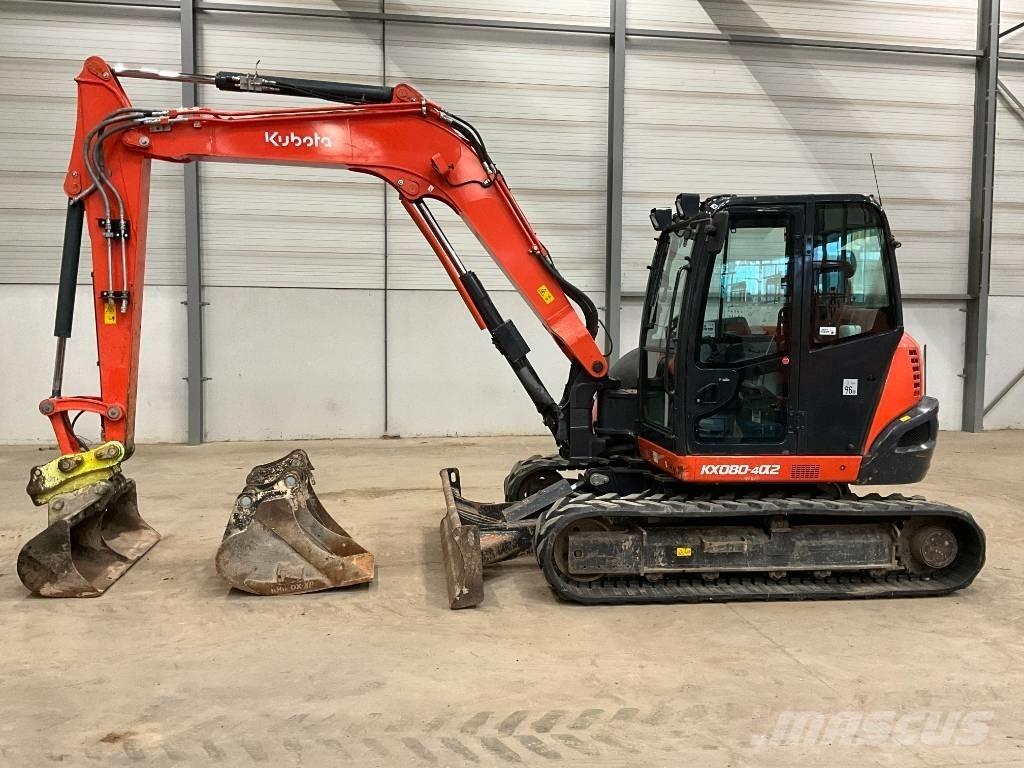 Kubota KX 080-4 A 2 Midigraafmachines 7t - 12t