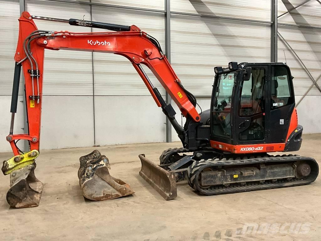 Kubota KX 080-4 A 2 Midigraafmachines 7t - 12t