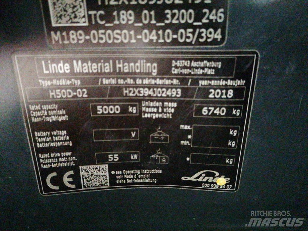 Linde H50D-02 Diesel heftrucks