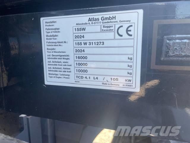 Atlas 155 W Wielgraafmachines