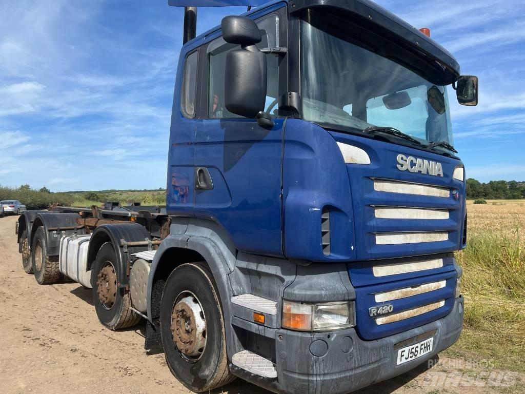 Scania R420 Vrachtwagen met containersysteem