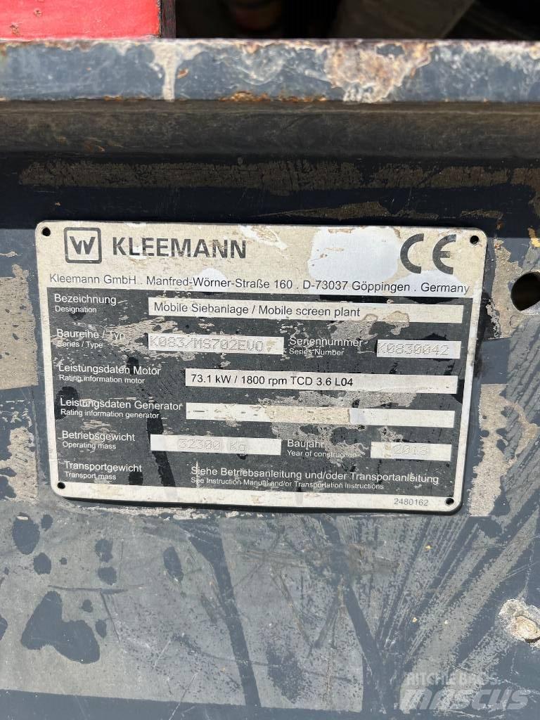 Kleemann MSS 702 Evo Zeefinstallatie