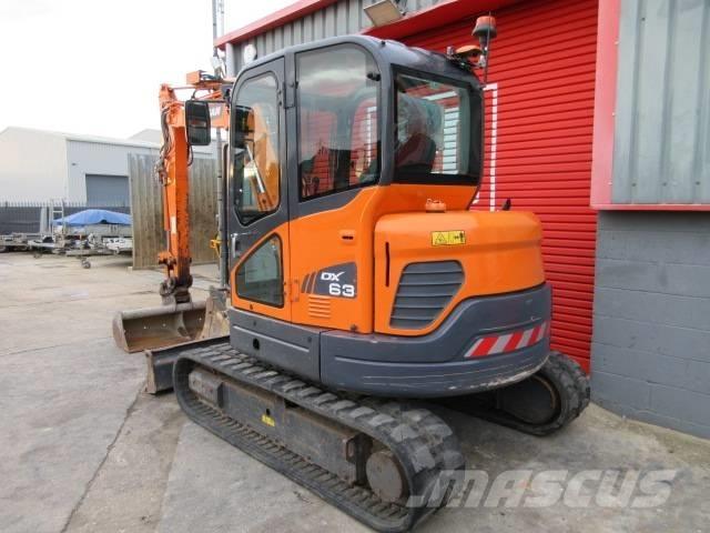 Doosan DX 63-3 Minigraafmachines < 7t