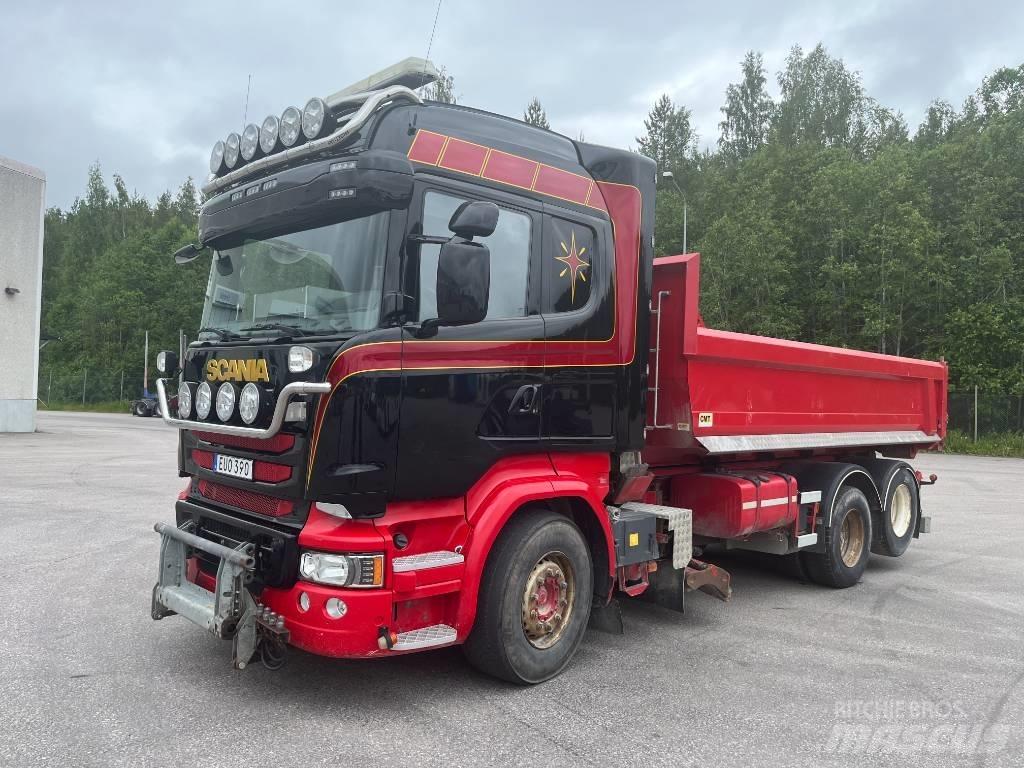 Scania R580 Vrachtwagen met containersysteem