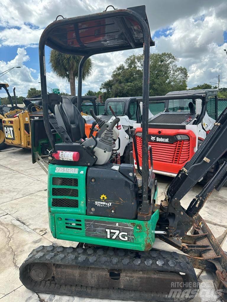 John Deere 17G Minigraafmachines < 7t