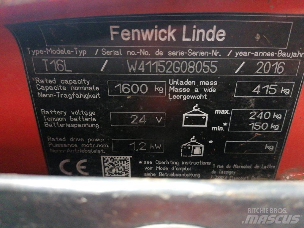 Linde T16L Steekwagentje