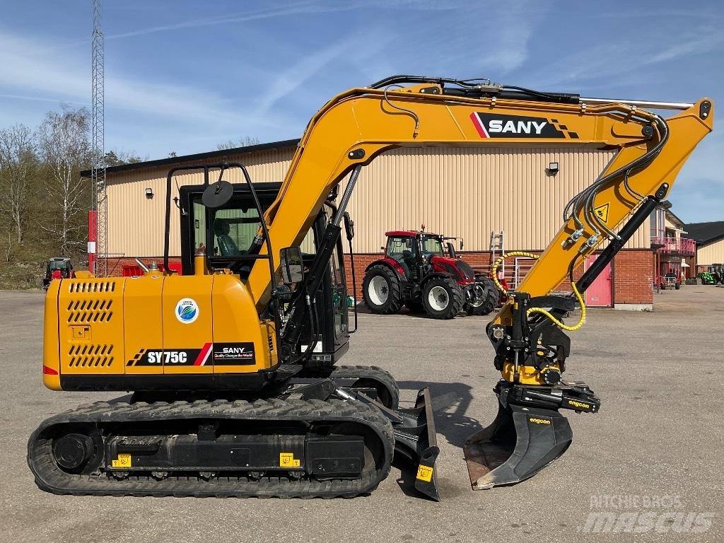 Sany SY 75 C Rupsgraafmachines