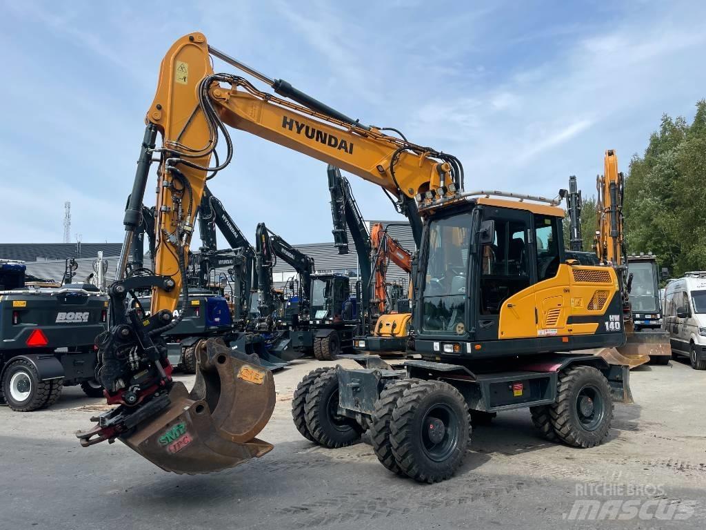 Hyundai HW140 Wielgraafmachines