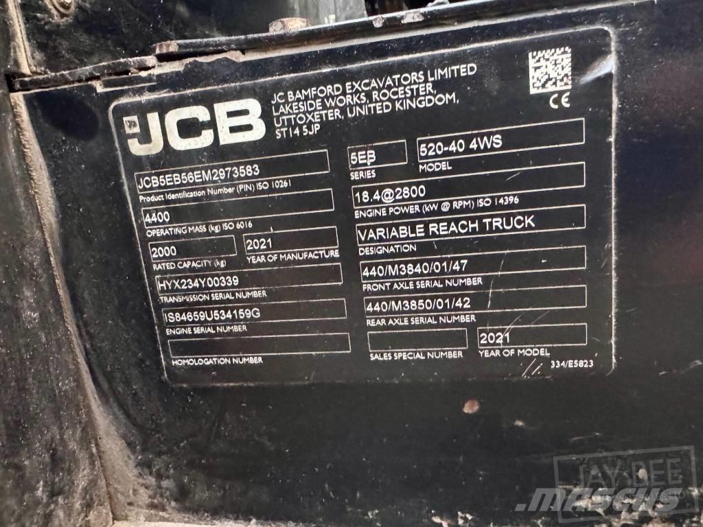 JCB 520-40 Verreikers