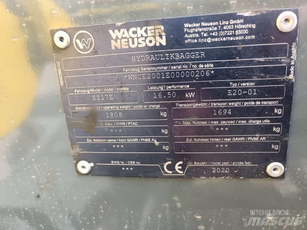 Wacker Neuson EZ17e Rupsgraafmachines