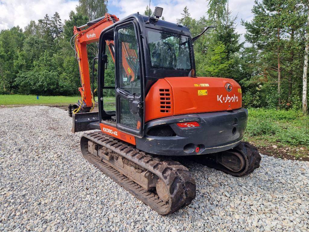 Kubota KX 080-4 Midigraafmachines 7t - 12t