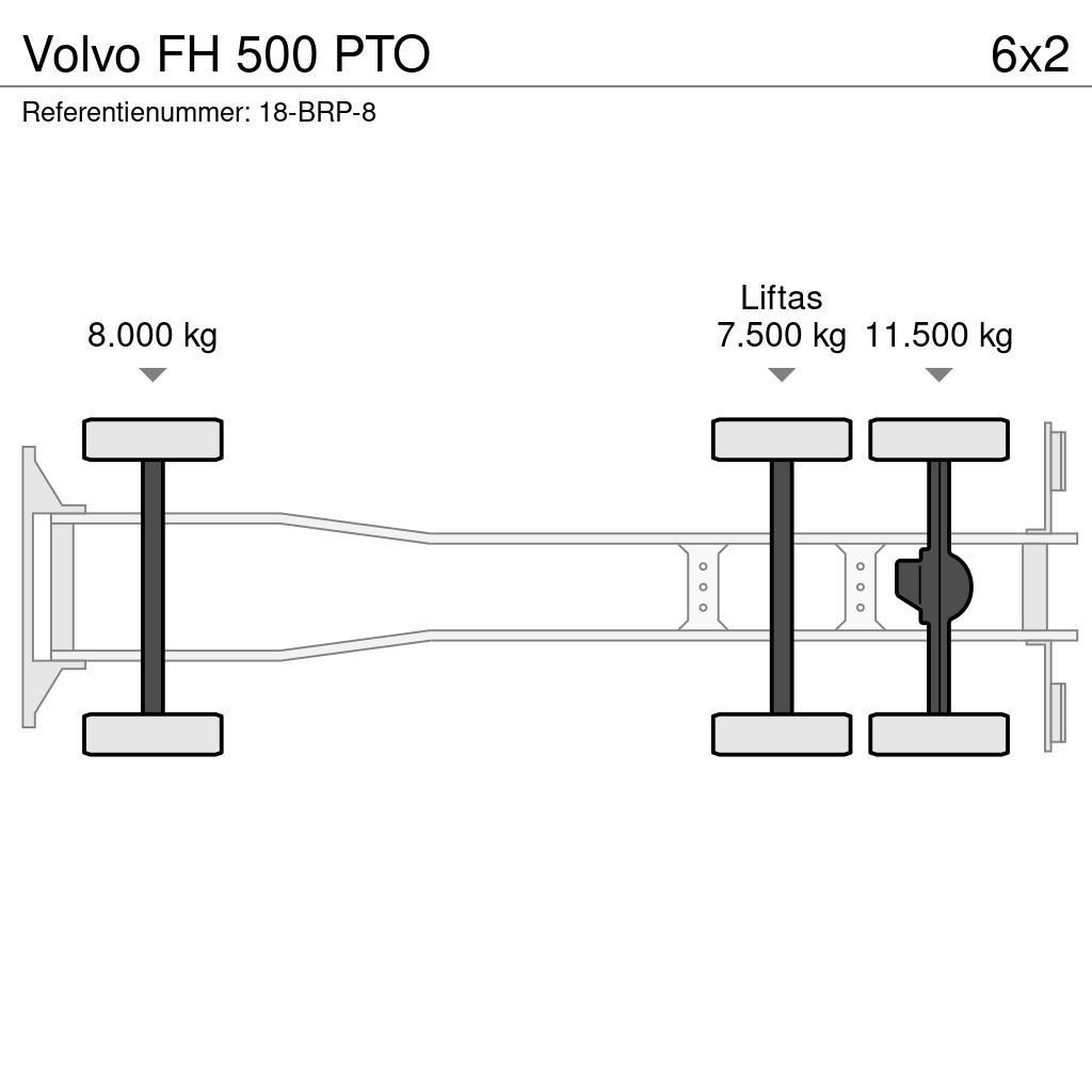 Volvo FH 500 PTO Chassis met cabine
