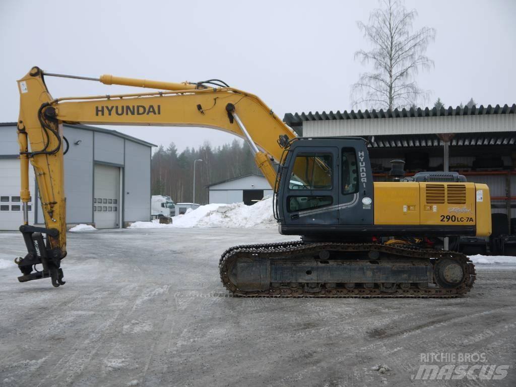 Hyundai R 290 LC-7A Rupsgraafmachines