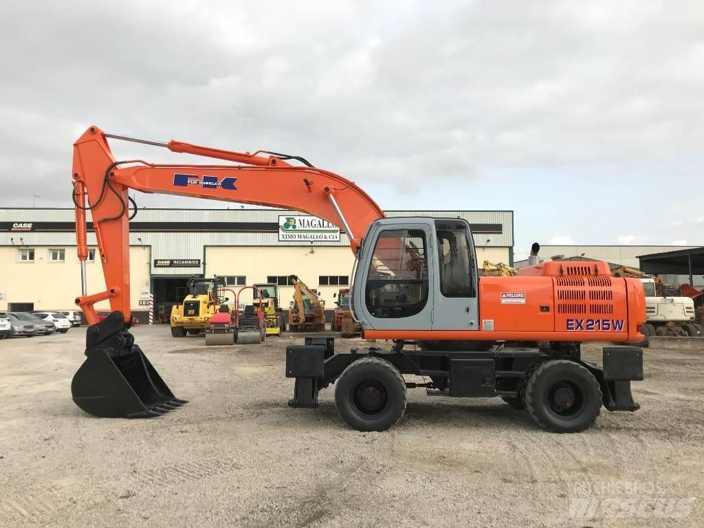 Fiat-Kobelco EX215W Wielgraafmachines