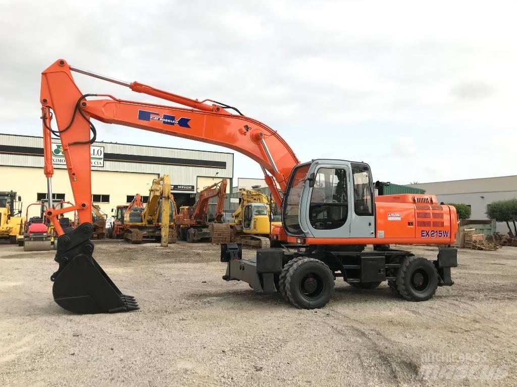 Fiat-Kobelco EX215W Wielgraafmachines