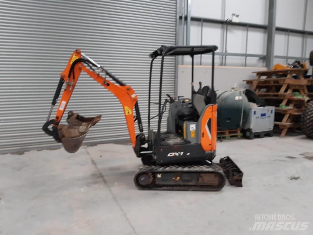 Doosan DX17Z Minigraafmachines < 7t