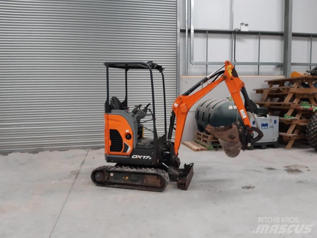 Doosan DX17Z Minigraafmachines < 7t