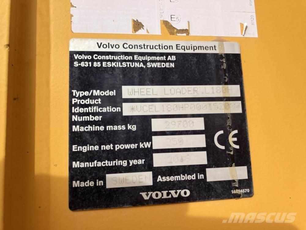 Volvo L180H Wielladers