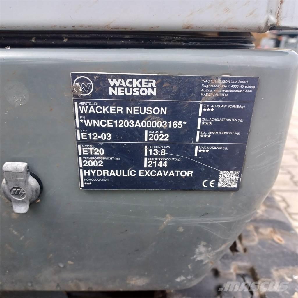 Wacker Neuson ET20 Rupsgraafmachines