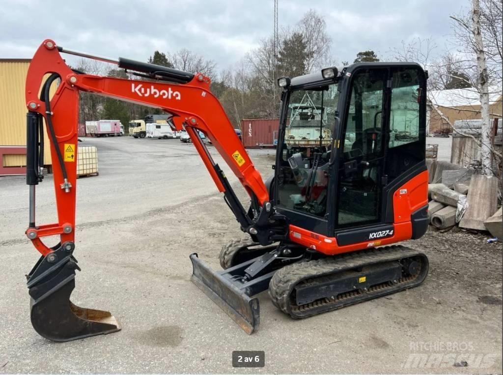 Kubota KX 027 Minigraafmachines < 7t