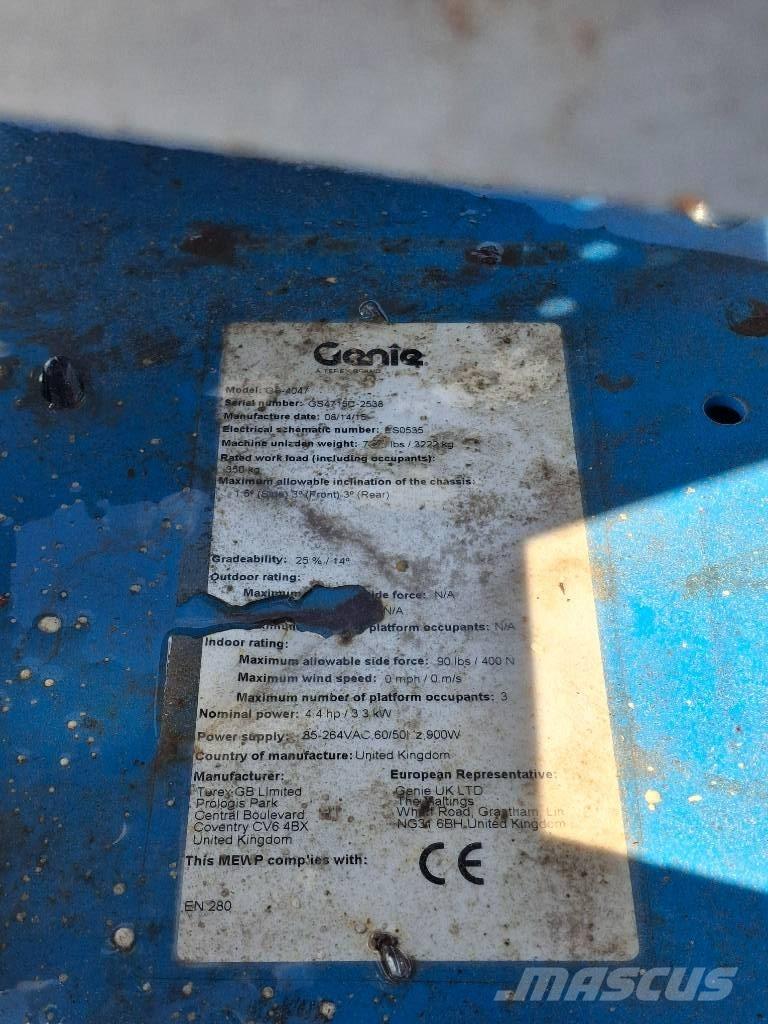 Genie GS4047 Schaarhoogwerkers